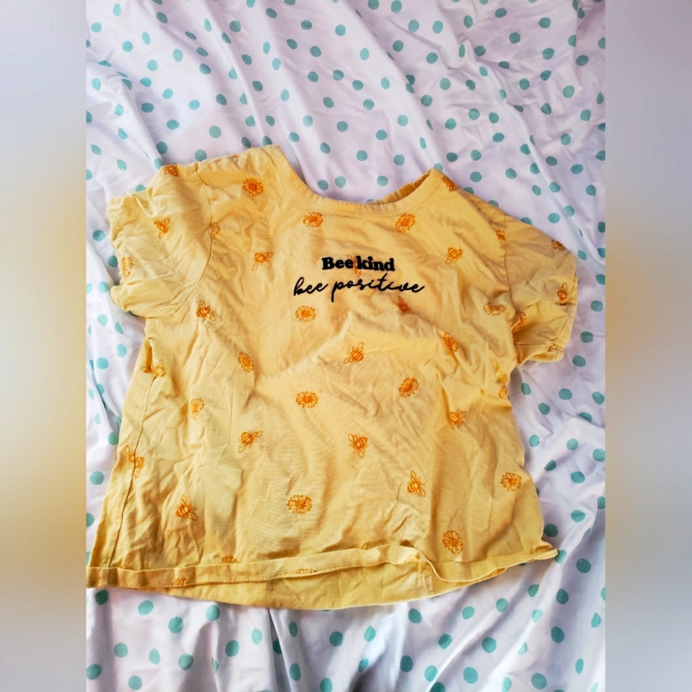 Be kind be positive crop Top